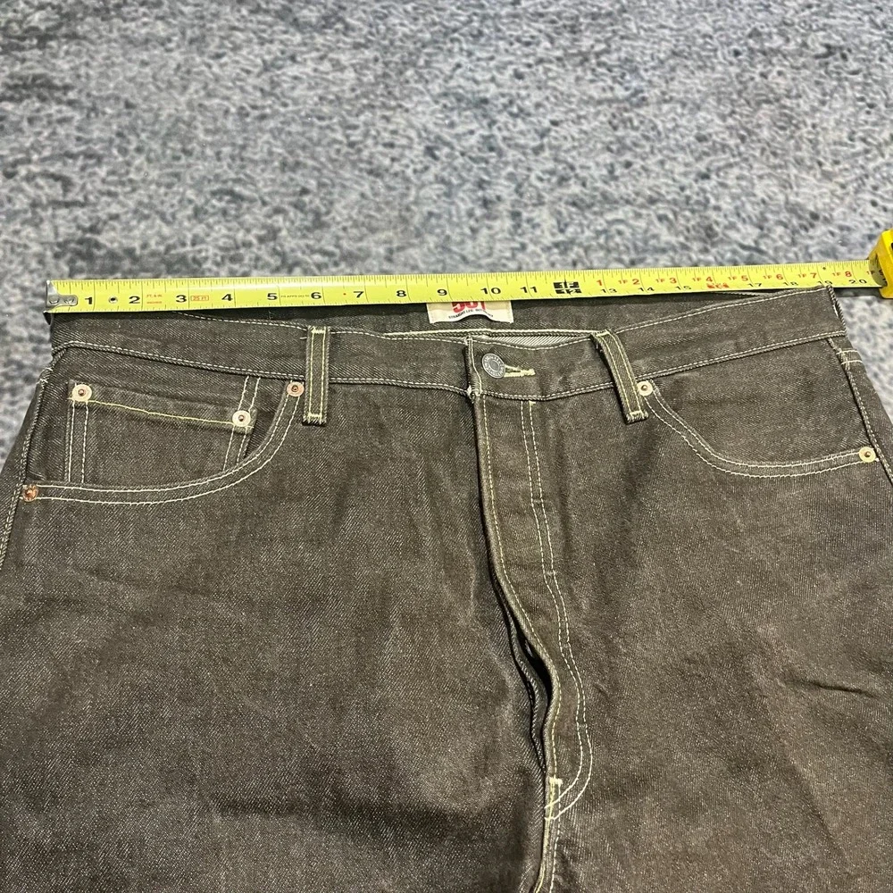 Vintage Levi's 501 Jeans Straight Fit Mens 30x30 Brown Denim Button Fly 2000s
